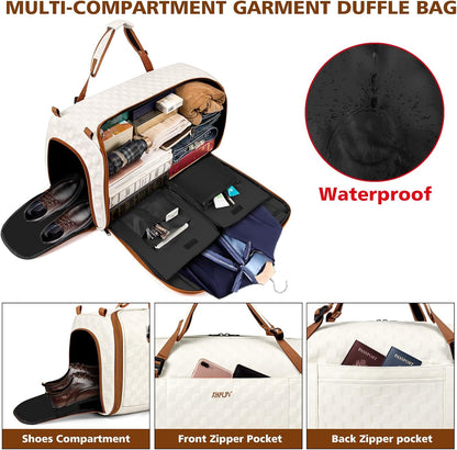 Convertible Garment Bag for Travel, 4-In-1 Backpack for Women Men, 3Pcs 50L